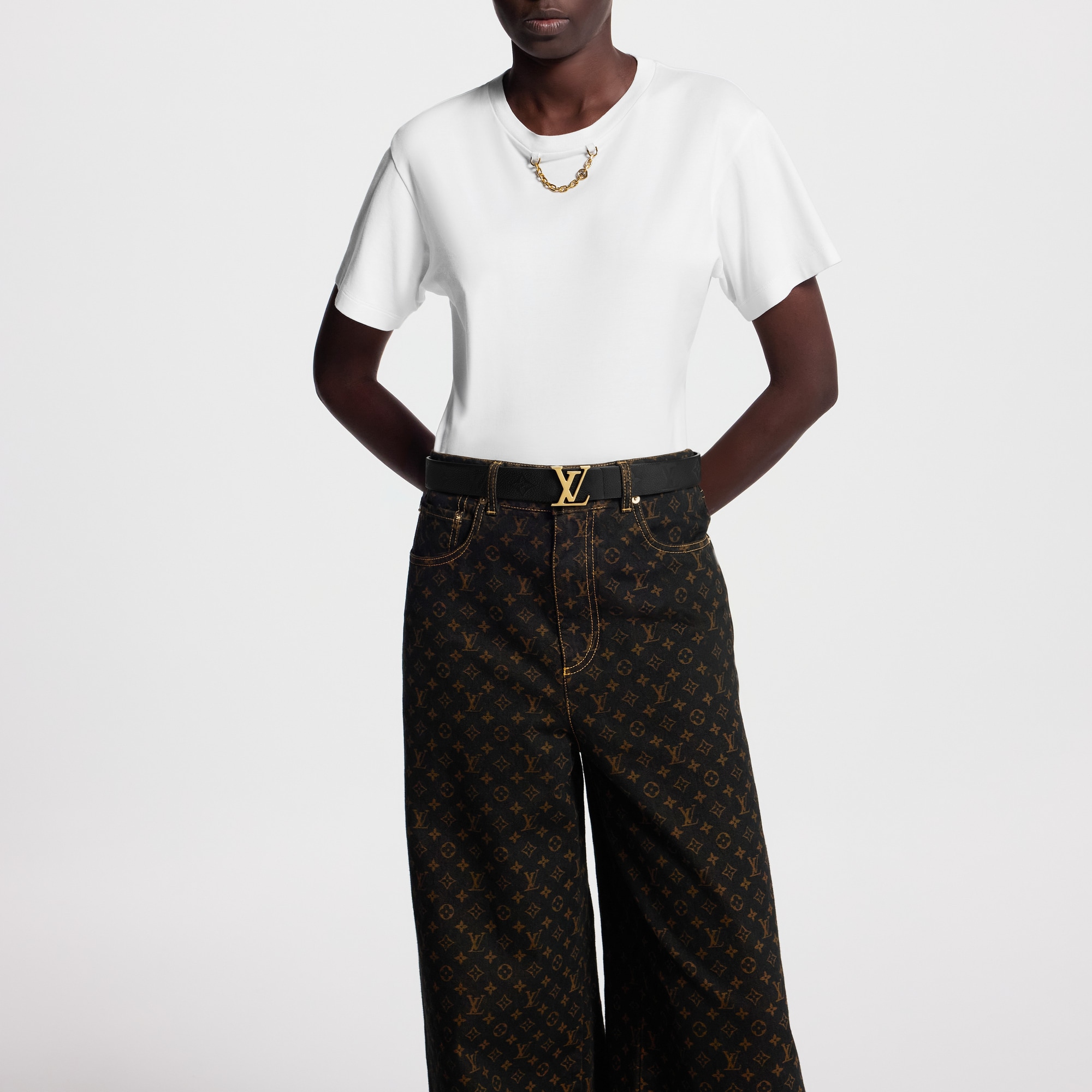 LV Iconic 30mm Reversible Belt Monogram Empreinte Leather - Women